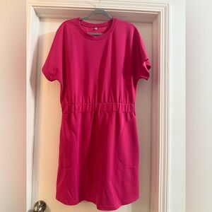 Fuschia pink dress with pockets size XL - Worn once